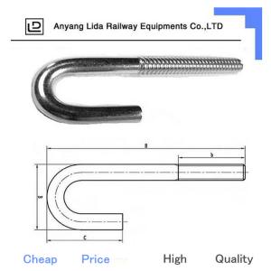 Railway J Type Anchor Bolt